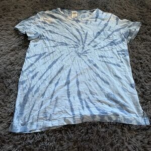 PINK Victoria's Secret Blue Tie-Dye Top